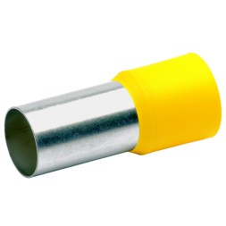 Наконечник втулочный изолир. 4мм2, длина втулки 12мм (цв. ряд 2, цвет оранжевый)